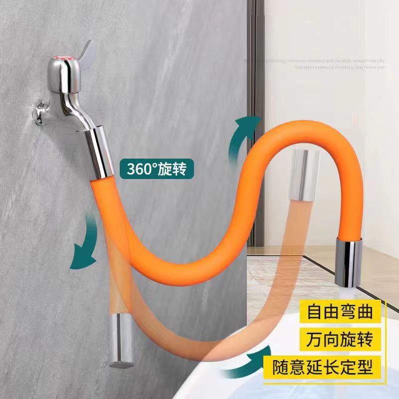 Extended faucet extender for kitchen washbasin, bathroom and balcony universal faucet extension and bending universal faucet details Picture