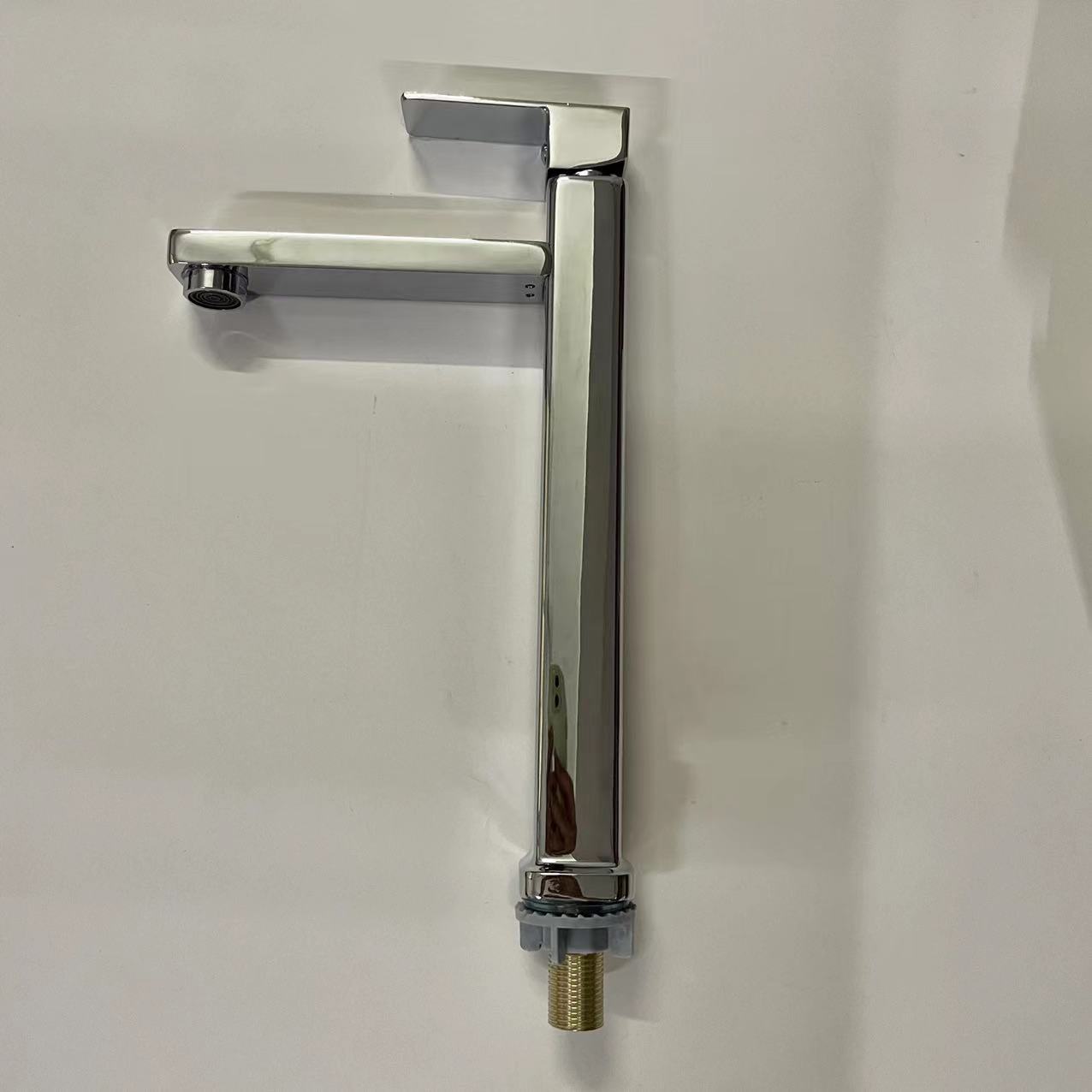 Cross-border zinc alloy square single-cooling faucet, washbasin, bathroom countertop basin, and high single-cooling faucet details Picture