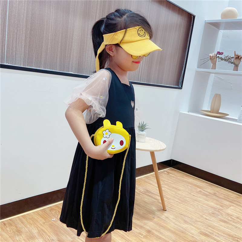 Korean children's bag 2020 Summer New crossbody bag, cute cartoon small backpack, trendy mini accessory bag for boys and girls Specification drawing