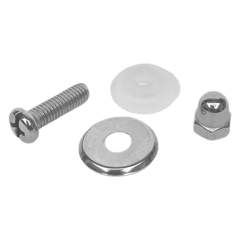 Tableware pot ear accessories, stainless steel cross screws, nuts, semi-round head screws, washers, silicone gasket accessories set Item Picture