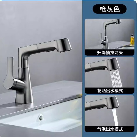 All-copper washbasin, faucet, cold and hot water dual-purpose washbasin, washbasin, splash-proof, bathroom basin, household Item Picture