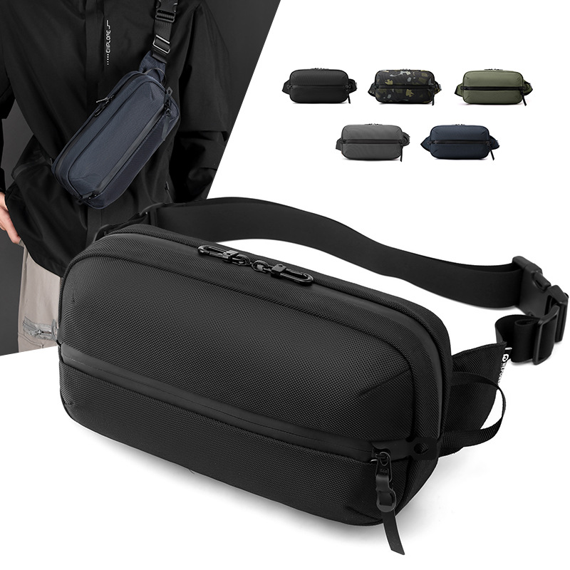 WEPOWER's new men's multi-functional chest bag, outdoor sports waist bag, cross-border trend single-shoulder crossbody bag full figure