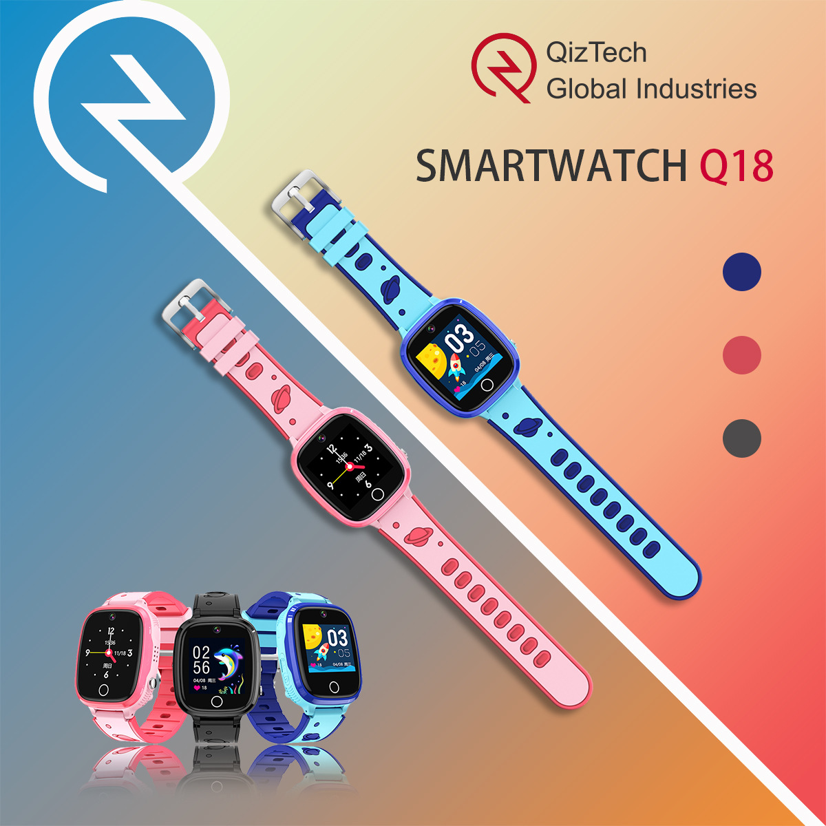 All-network children's smartwatches, smartwatches for both men and women, video call, waterproof positioning, manufacturer wholesale new models details Picture