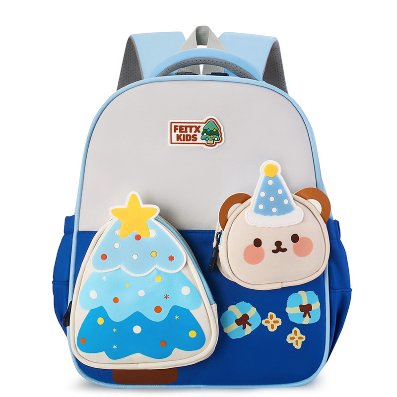New kindergarten schoolbags, cartoon and animation children's backpacks, medium and senior class travel bags, and backpacks for boys and girls in preschool classes Application Scenario