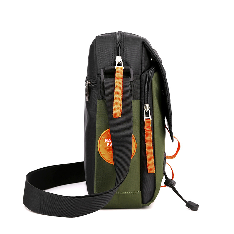 Hao Shuai's new men's crossbody bag and single-shoulder bag for sportswear and casual wear. Factory direct sales, one-piece consignment Specification drawing