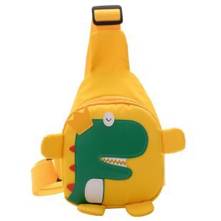 Children's bags, boys' crossbody cool dinosaur chest bag, Korean-style small cross bag, cute baby, outdoor travel backpack trend Item Picture