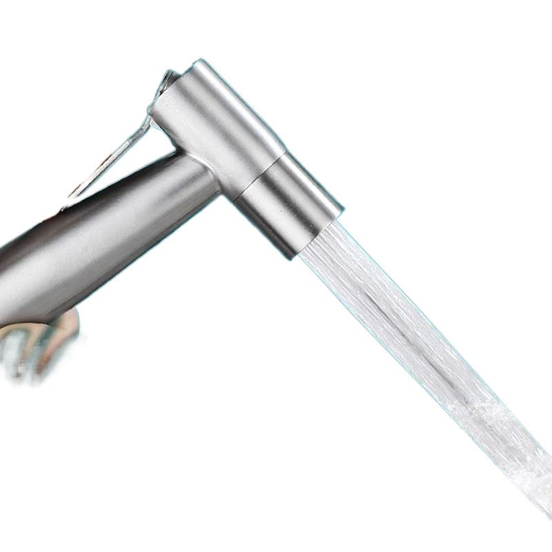Toilet Companion high-pressure spray 304 stainless steel bathroom flushing device, toilet faucet, washroom spray factory Item Picture