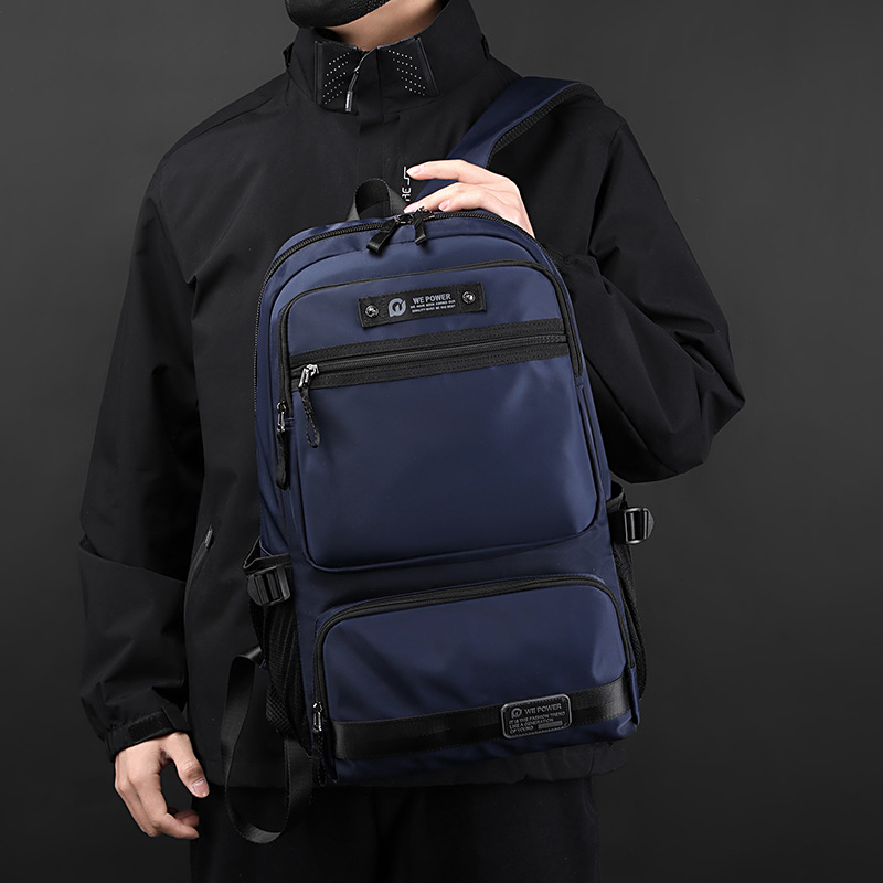 WEPOWER's new men's casual backpack, commuter laptop bag, and large-capacity business trip backpack details Picture
