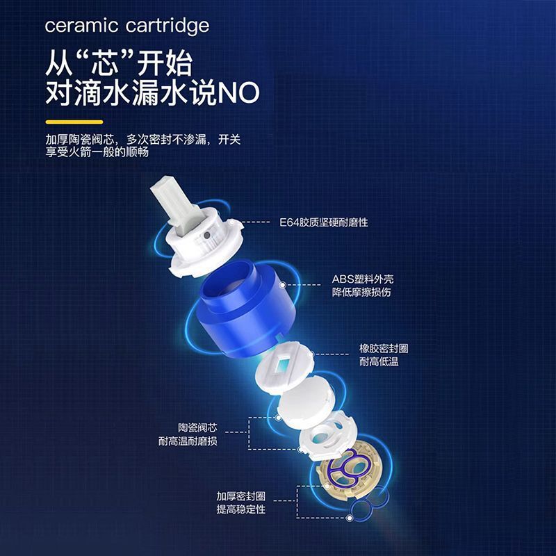 Practical household stainless steel hot and cold water faucets, washbasin, washbasin, single cooling, fashionable and modern design Item Picture