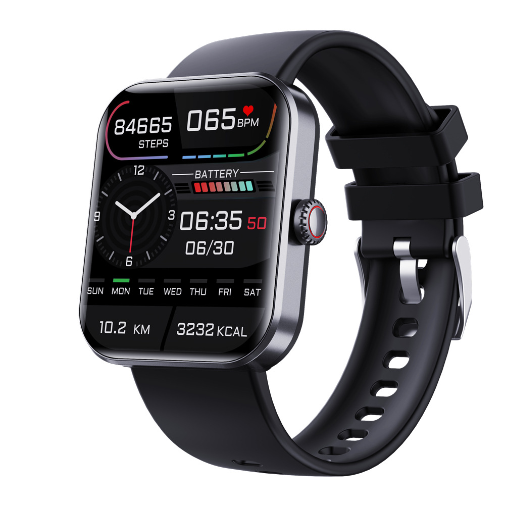 The new F57L smartwatch features a 1.91 high-definition large-screen voice assistant for blood pressure, heart rate and exercise, and is directly supplied from the cross-border factory details Picture