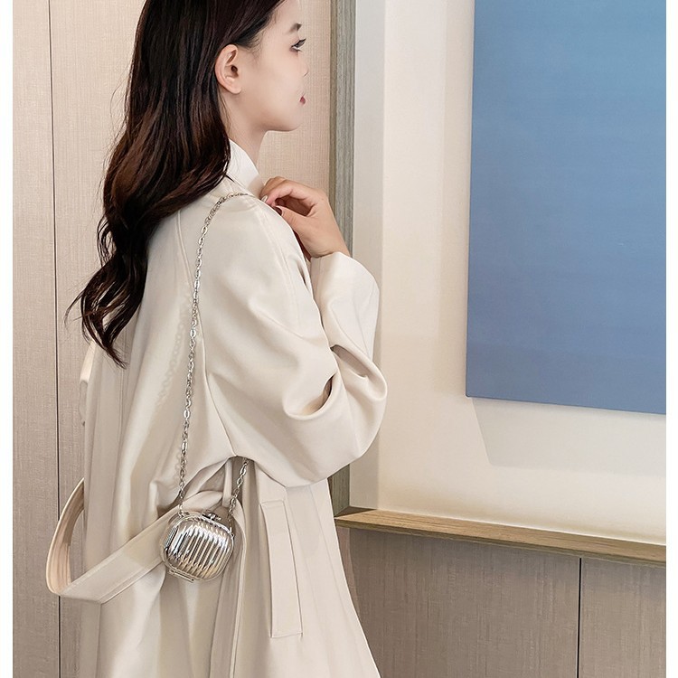 European and American cross-border acrylic bag 2025 New style fashionable and trendy luggage bag, coin purse, single-shoulder diagonal cross red envelope Specification drawing