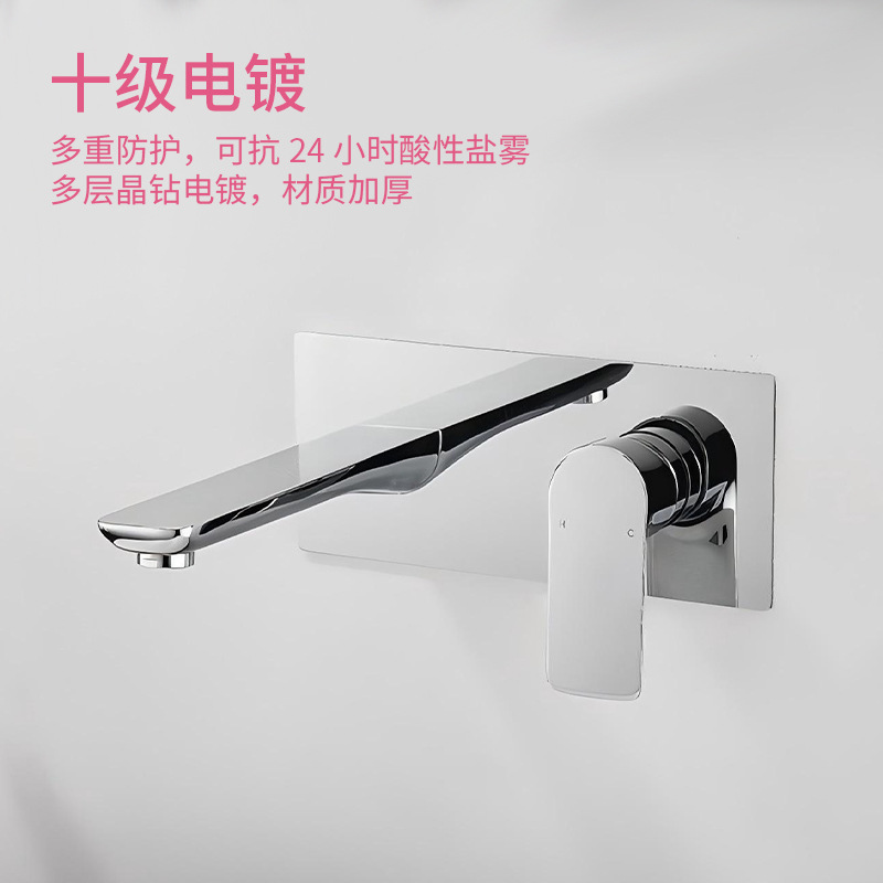 Cross-border concealed washbasin faucet, all-copper main body, washbasin, bathroom, washbasin, bathroom export faucet wholesale Application Scenario