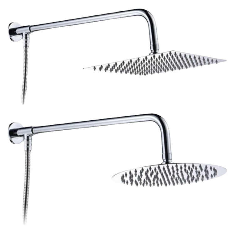 Cross-border bathroom stainless steel showerhead, shower head, rain shower roof, large water spray, bathing, pressurized showerhead Item Picture