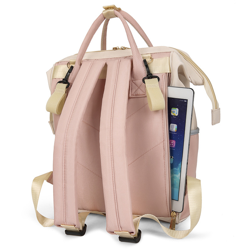Mummy Bag 2024 New Style Mother and Baby Bag, Mom Bag, fashionable women's backpack, waterproof, large capacity, lightweight backpack for going out Specification drawing