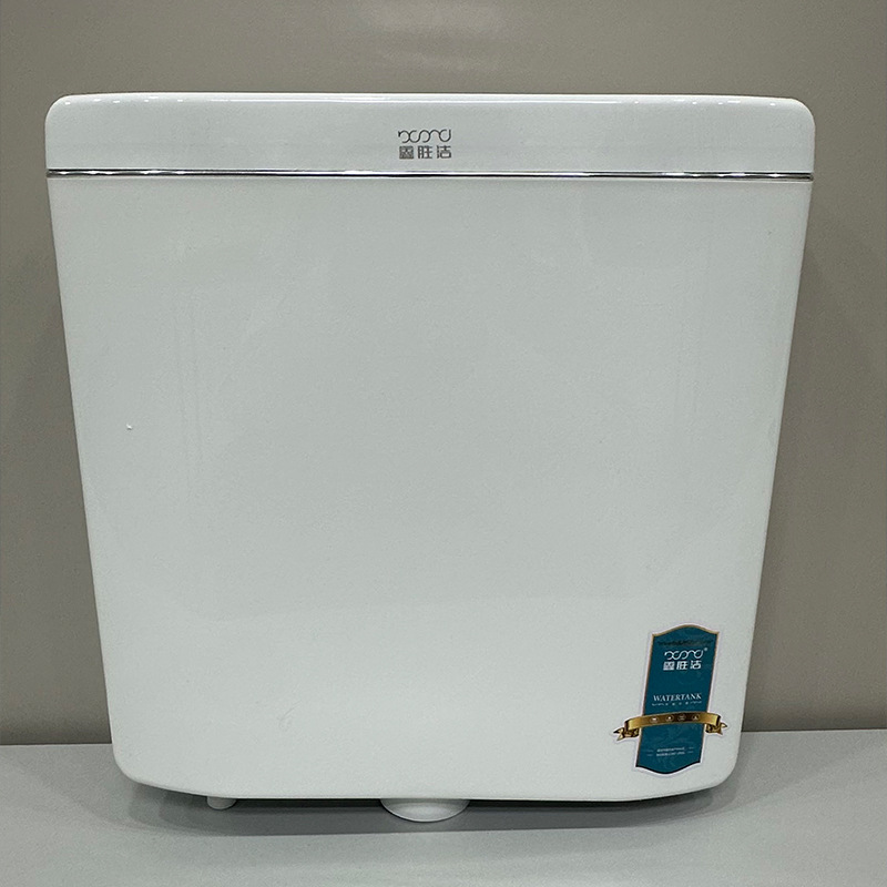 Engineering household toilet water tank, bathroom squat toilet, squat toilet water tank, thickened wall-mounted toilet flushing tank details Picture