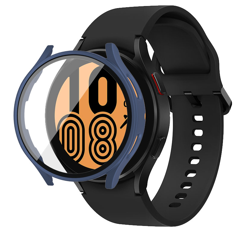 Applicable to Samsung Galaxy Watch 4/5/6/7 watch case PC oil-sprayed matte case film integrated protective case details Picture
