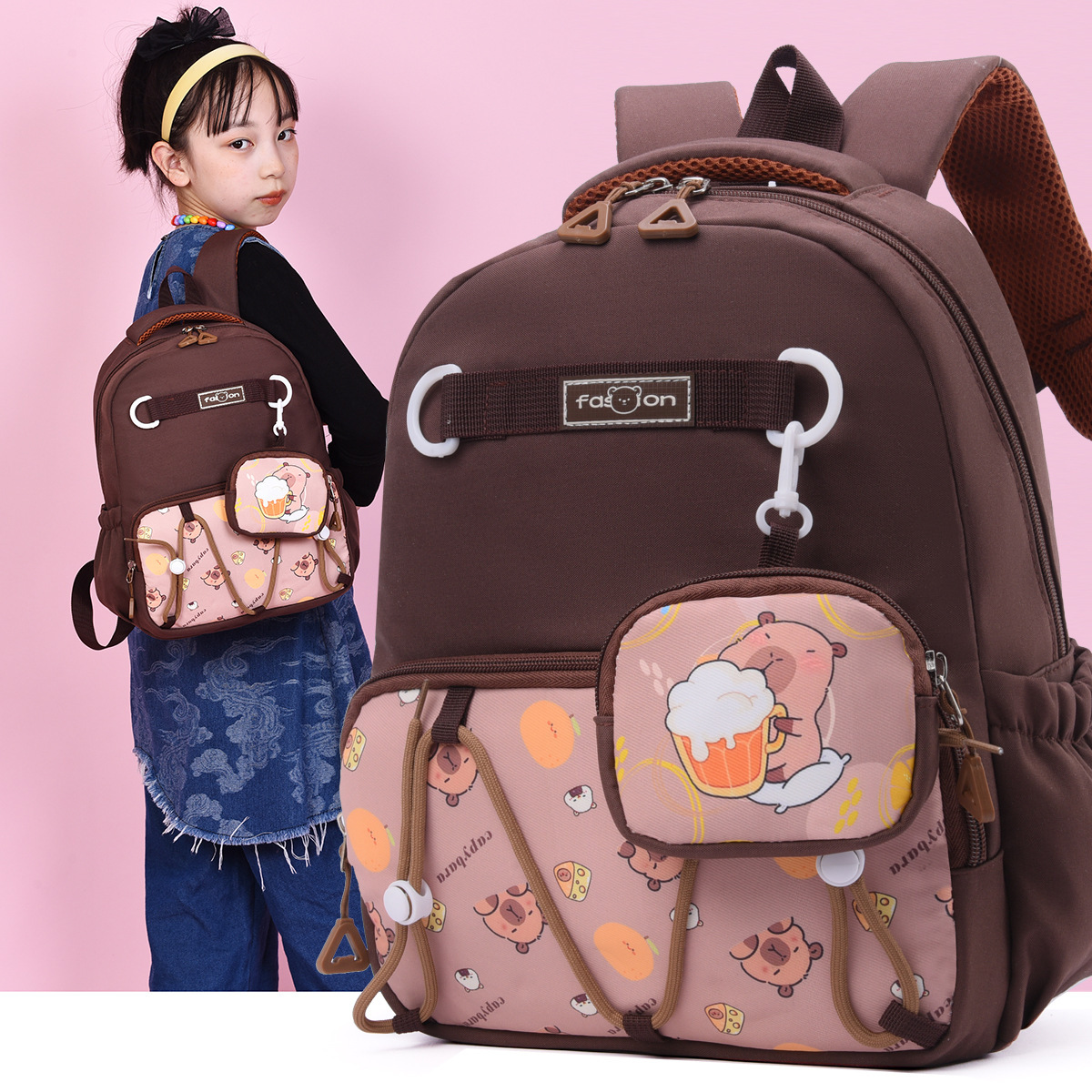 Children's schoolbags, Kabibala backpacks for the senior class of kindergarten, schoolbags for boys and girls in preschool, travel backpacks Application Scenario