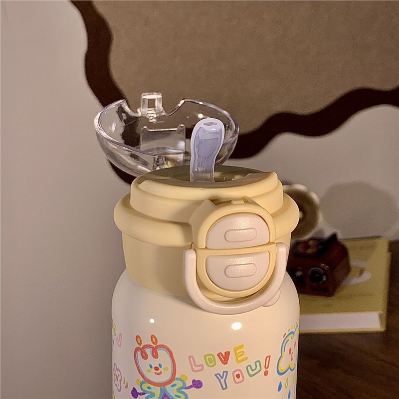 【 Hot Sales in the Store 】 Cute 316 new stainless steel insulated cup, portable for students, high appearance level, large capacity for double drinking Application Scenario