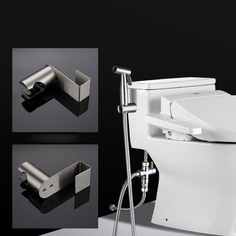 304 stainless steel toilet companion, women's washer, spray gun set, pressurized nozzle, bathroom cleaner, toilet flushing device details Picture