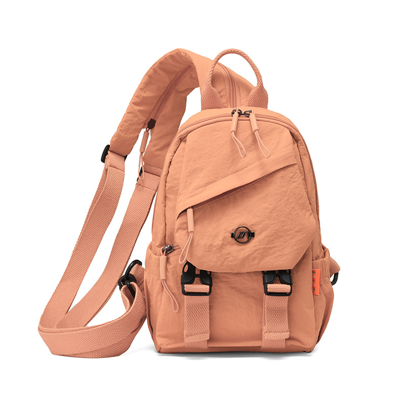 2025 New style chest bag, backpack, men's and women's simple and versatile crossbody bag, multi-functional single-shoulder bag, lightweight backpack Specification drawing