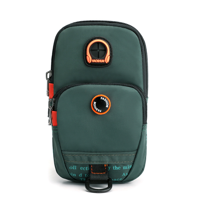 HAOSHUAI's new outdoor arm bag, running arm bag for men and women, mobile phone bag, coin purse and fitness bag Item Picture
