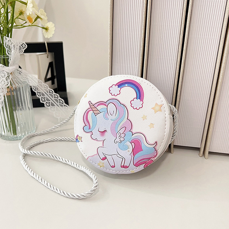 New children's crossbody bag, cartoon and cute eggshell bag, kindergarten baby, student backpack, girls' small schoolbag Specification drawing