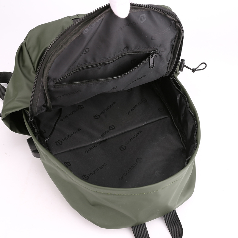 New men's commuting business backpack, USB charging shoulder computer bag, fashionable luggage backpack, simple travel bag Item Picture