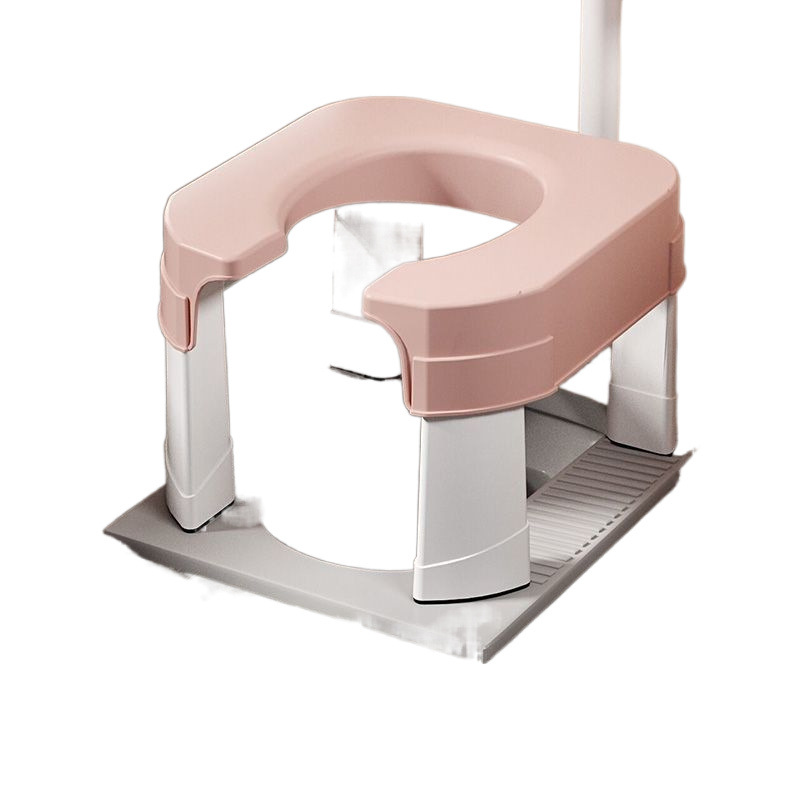 A simple squat toilet with a folding frame, a toilet stool for pregnant women and the elderly, and a cross-border toilet stool Item Picture