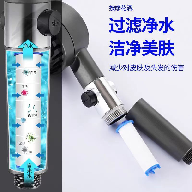 Shower head filter cotton pp cotton core universal for impurity removal, anti-clogging, residual chlorine removal, water purification, nano faucet replacement filter core pp cotton Specification drawing