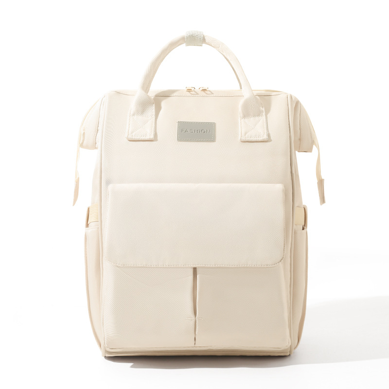 Mummy Bag is a new lightweight hand-held and double-shoulder bag for mothers and babies. It is a multi-functional and large-capacity backpack for traveling Item Picture