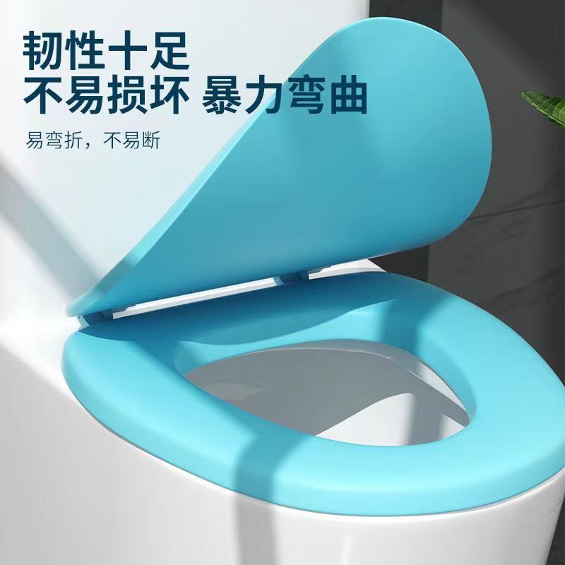 Foamed toilet seat cover, soft toilet seat cover, foam toilet seat, old-fashioned thickened soft foam, colorful soft toilet seat cover full figure