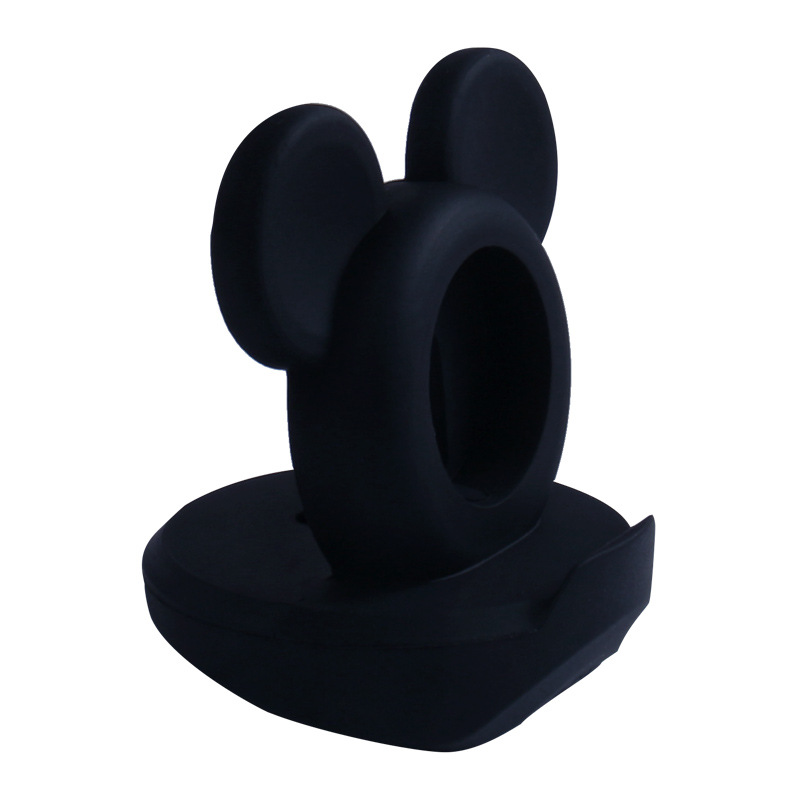 Silicone base wireless charging stand for Apple iwatch, smartwatch charging stand in stock wholesale Item Picture
