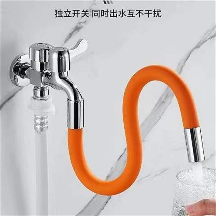 Wholesale of popular faucet extension hose, splash-proof, bendable, shaped, universal rotating extension faucet full figure