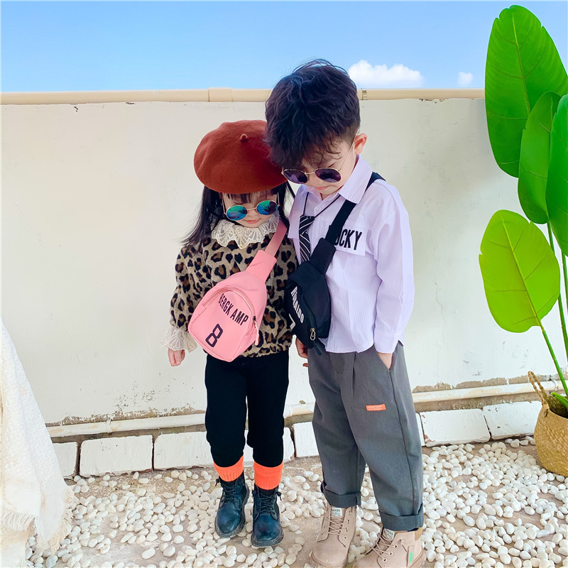 Children's bags, digital crossbody bags, boys' chest bags, waist bags, children's outdoor fashionable and personalized small backpacks, coin purses, trendy Application Scenario