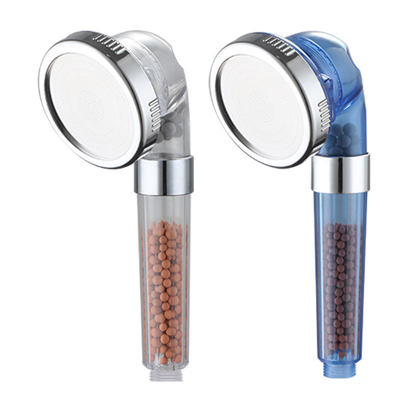 Negative ion pressurized shower head, household showerhead, 4-point interface, detachable for washing, factory direct delivery details Picture