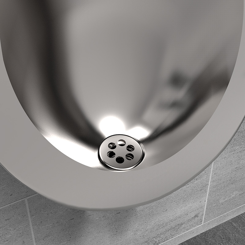 304 stainless steel urinal, wall-mounted urinal for prisons, detention centers, KTVS, bars and public places Application Scenario