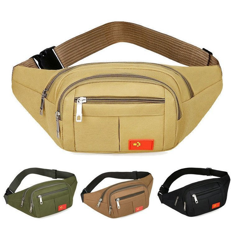 Men's and women's waist bags, cash register multi-functional large-capacity chest bags, men's outdoor sports bags for construction site workers, cash register wallets, business bags full figure