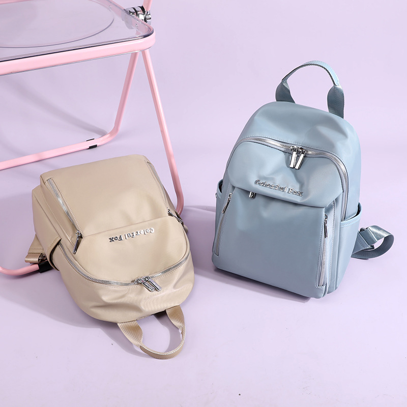 Colorful Fox's new women's backpack is a fashionable and trendy casual bag with multiple layers of portability and water repellent Specification drawing