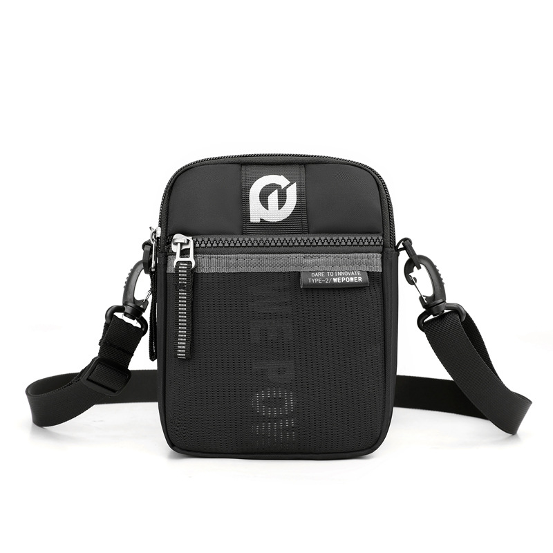 WEPOWER's new cross-border men's single-shoulder bag is a fashionable and casual wear with a waist bag, a trendy outdoor single-shoulder crossbody bag Item Picture