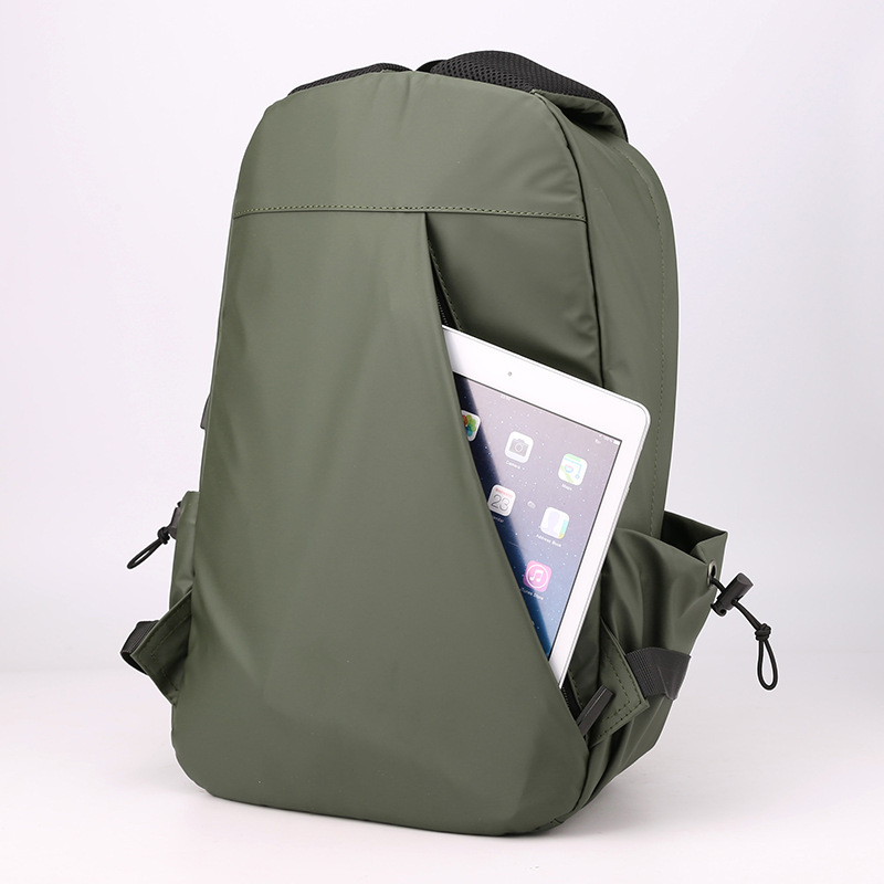New men's commuting business backpack, USB charging shoulder computer bag, fashionable luggage backpack, simple travel bag Specification drawing