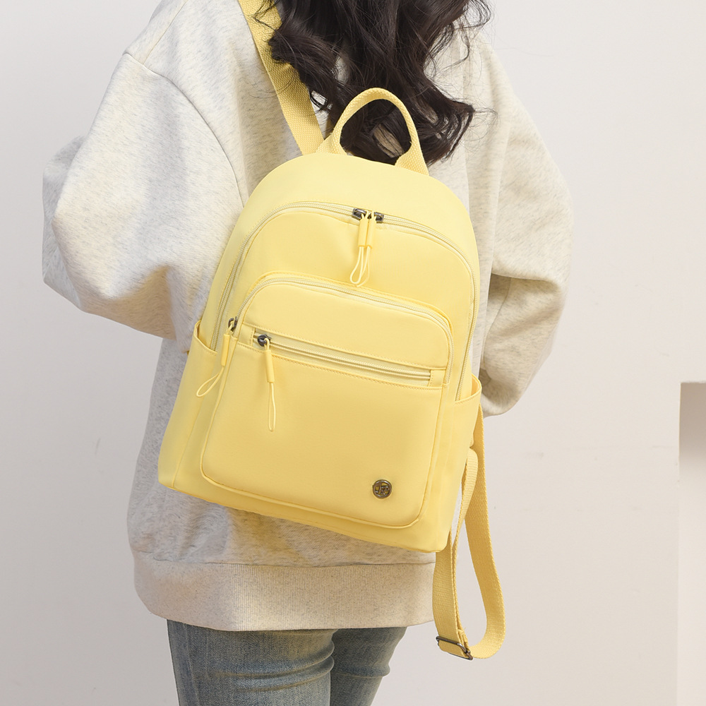 Large-capacity student backpack 2025 Popular new style Japanese and Korean trendy macaron color travel and leisure backpack Application Scenario