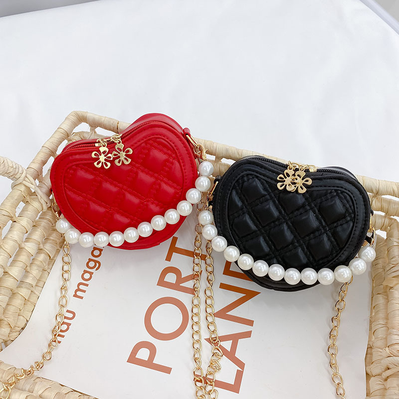 New children's small round bag 2021 new style fashionable diamond-shaped little Chanel mini single-shoulder bag chain stylish crossbody bag details Picture