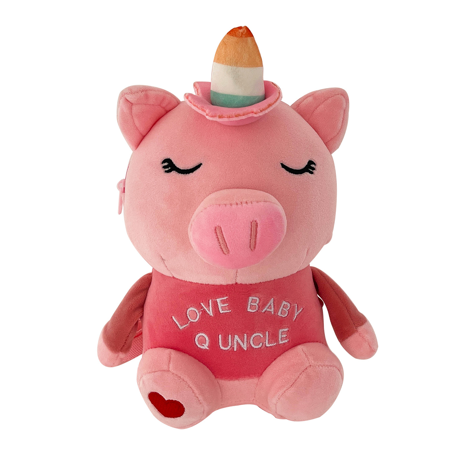 2021 New style Student cute Unicorn Lolita single-shoulder crossbody children's bag, plush bag, claw machine doll bag Item Picture