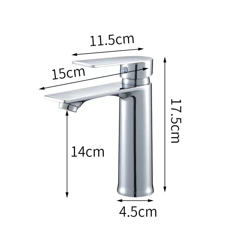 Cross-border foreign trade washbasin faucet, bathroom hot and cold water faucet, washbasin, countertop basin, bathroom cabinet faucet details Picture