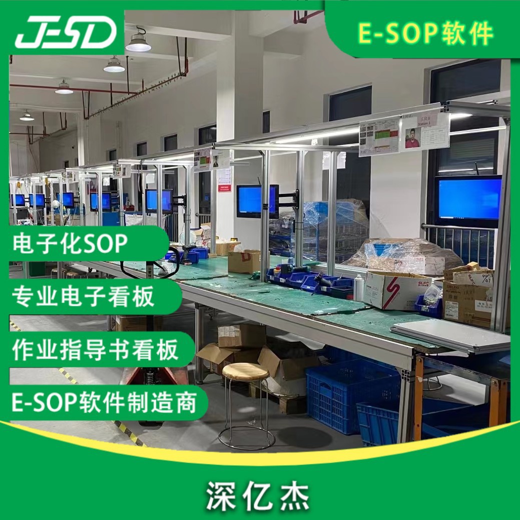 The Shenyijie SOP operation instruction manual system management software status and progress LCD display management software status details Picture
