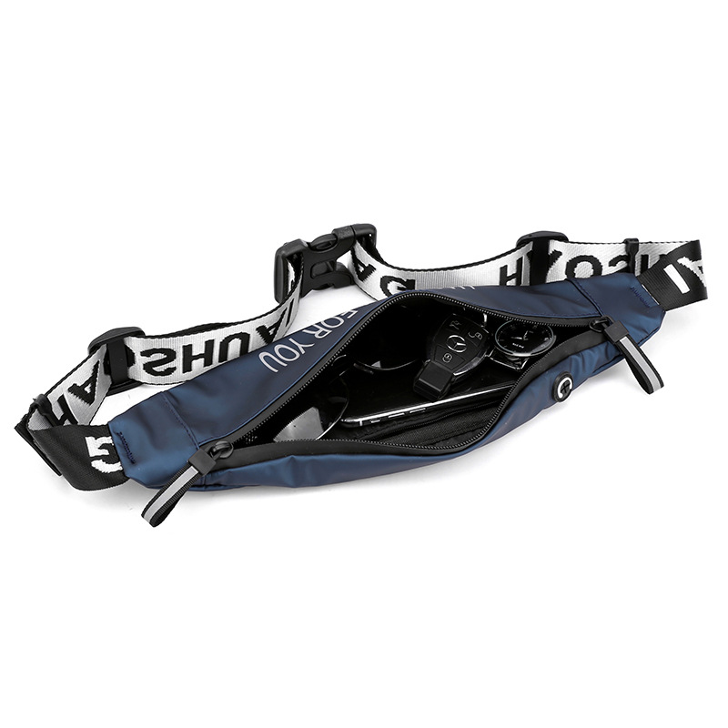 Factory direct sales of new outdoor sports waist bags, fitness and running waist bags, portable waterproof and trendy chest bags, exclusively for cross-border supply Item Picture