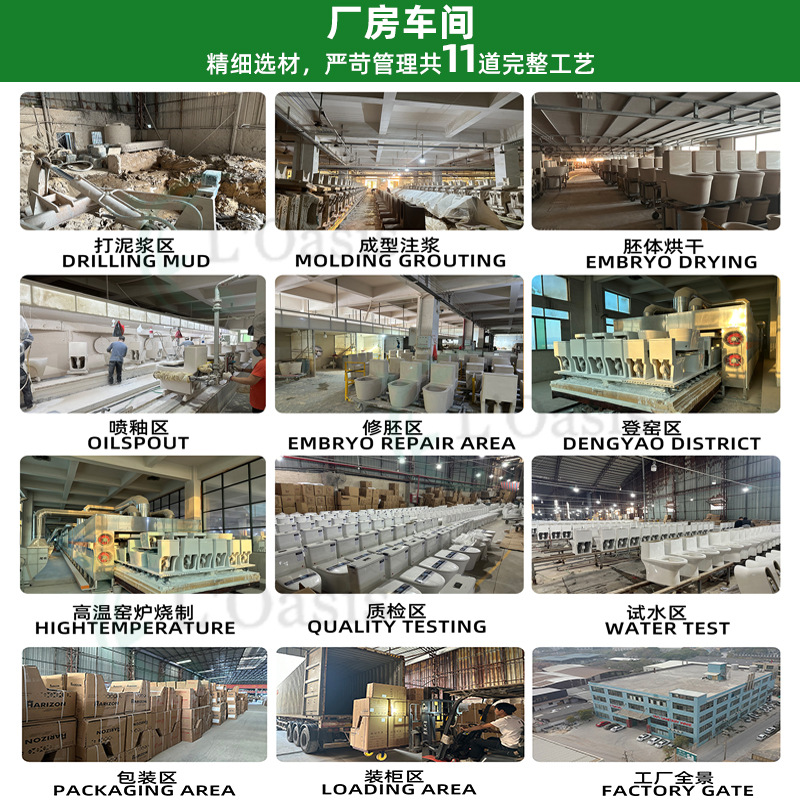 Household toilet, siphonic toilet, water-saving and odor-proof, large-diameter and high-flushing toilet, small-sized toilet, cross-border Specification drawing