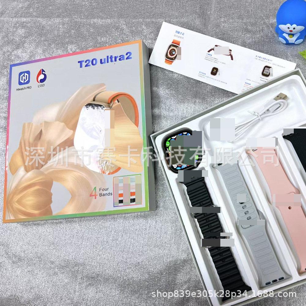 The cross-border bestseller T20ULTRA2 set of smartwatches features a 2.01-screen multi-functional Bluetooth calling sports watch Application Scenario