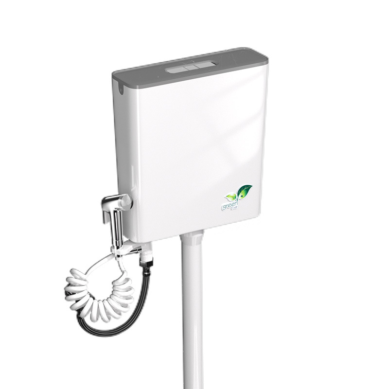 Toilet flushing water tank, household bathroom squat toilet, large flushing force squat toilet, squat pit, toilet water pump, energy-saving water tank Item Picture