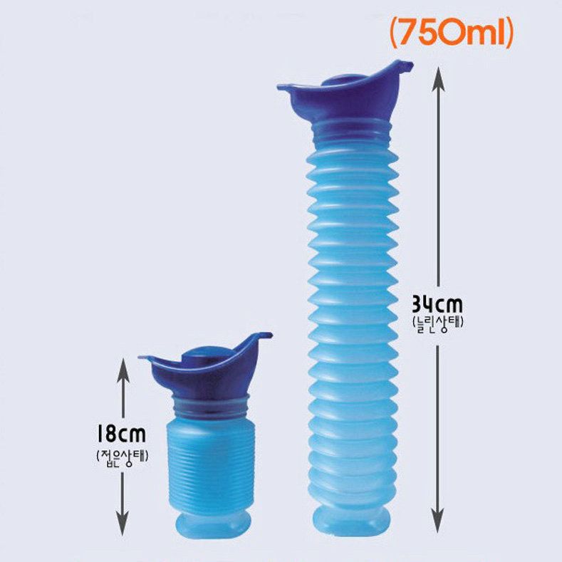 Manufacturer's car travel adult urinal, portable car urinal, cartoon urine bucket, urine feeder, night pot, urine bowl full figure